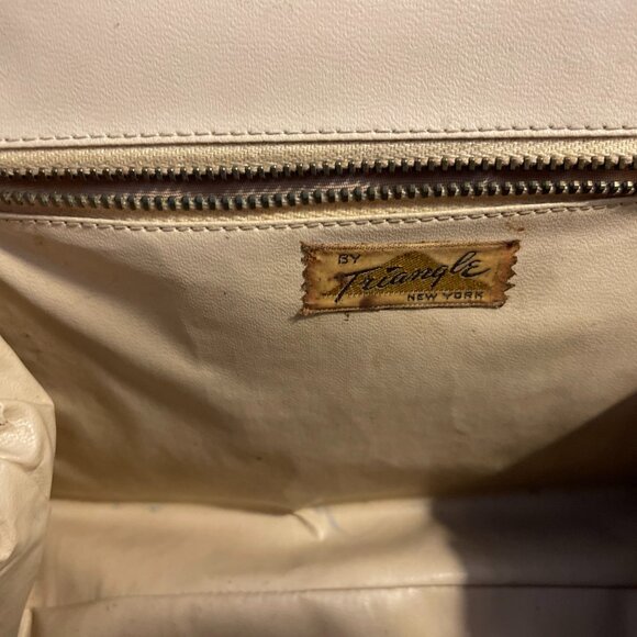 Vintage Handbag by Triangle New York  Lizard Leather  1950s - Picture 7 of 8
